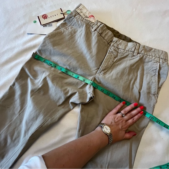 Incotex RED Women's Sz 29x31 100% Cotton BEIGE Straight Leg Chino Khaki Pants - Picture 15 of 16